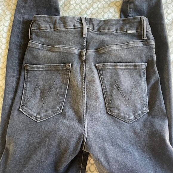 Mother Denim Skinny Black Wash - Picture 5 of 5